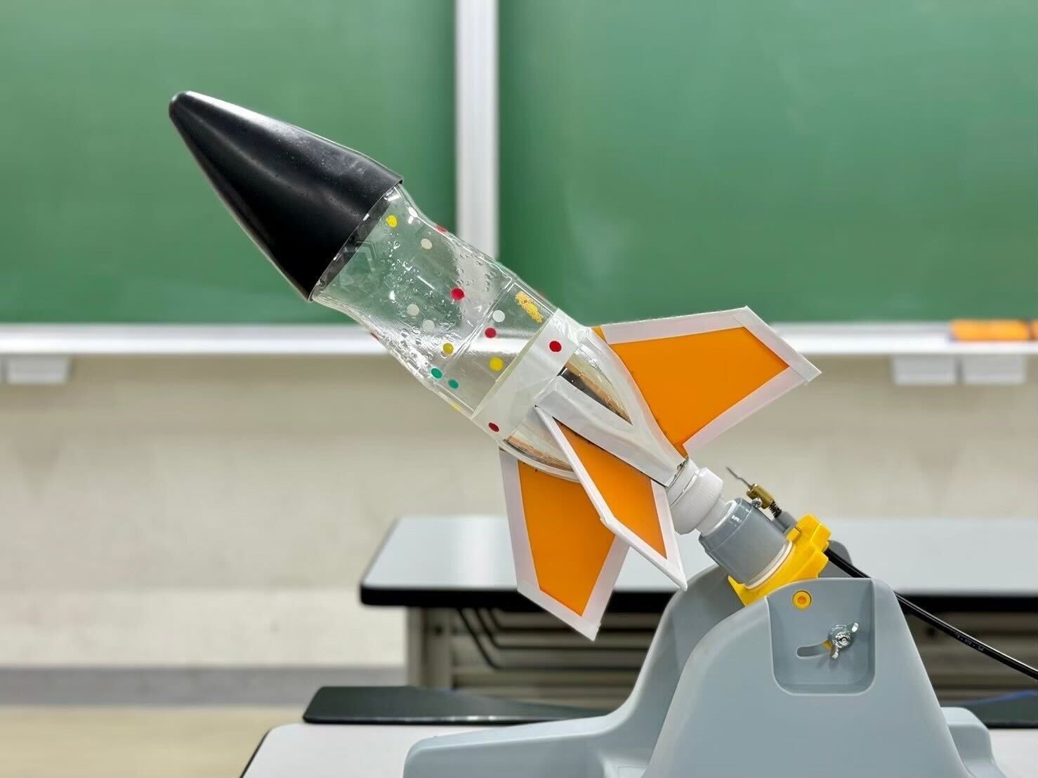 ペットボトルロケットの写真